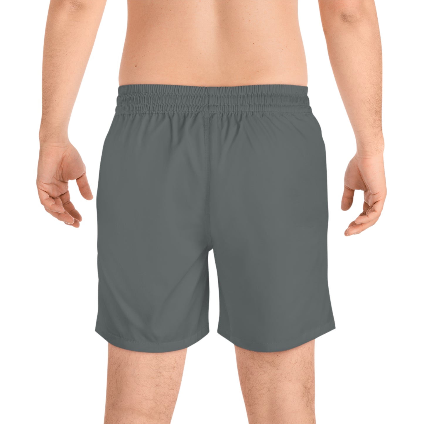 Men's Patriotic Flag Swim Shorts — Distressed American Flag Design