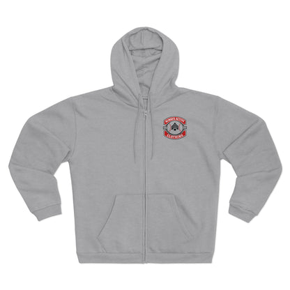 Baseball Grandpa Zip Hoodie — "Baseball's Life" Graphic Zip-Up Sweatshirt
