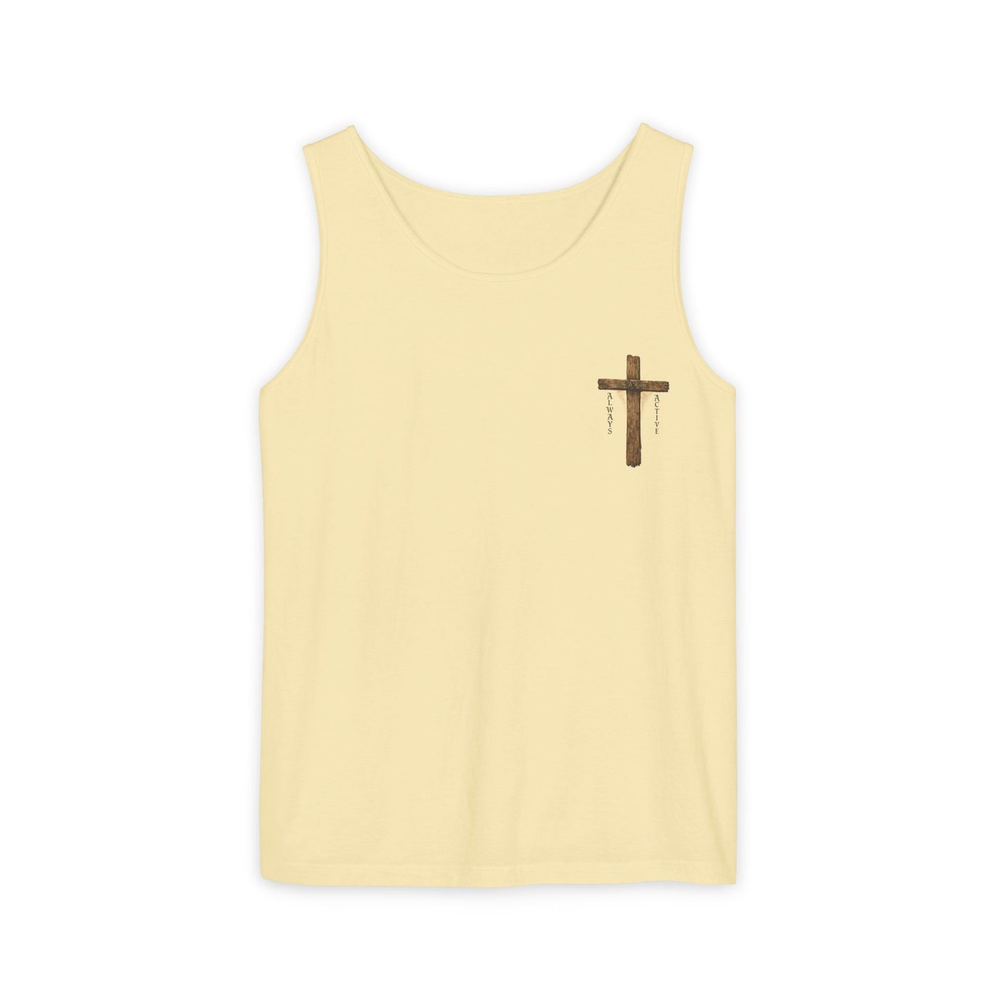 Christian Tank Top — "I Can Do All Things Through Christ" Faith Graphic