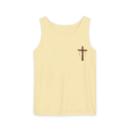 Christian Tank Top — "I Can Do All Things Through Christ" Faith Graphic