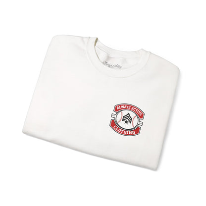 Baseball Mom Crewneck Sweatshirt — "Baseball Is Life" Graphic