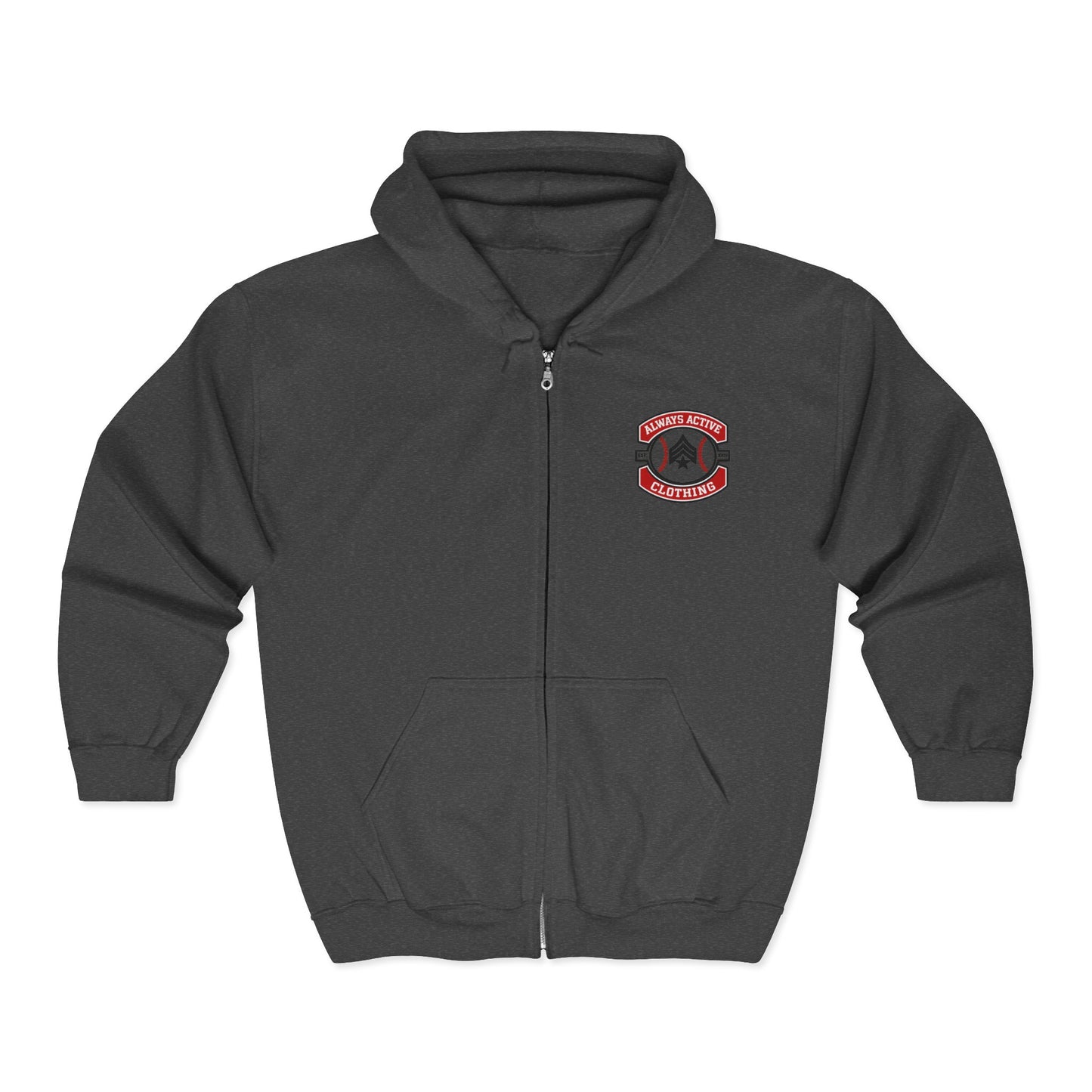 Nonna baseball full zip  — Always Active Clothing Full-Zip Sweatshirt