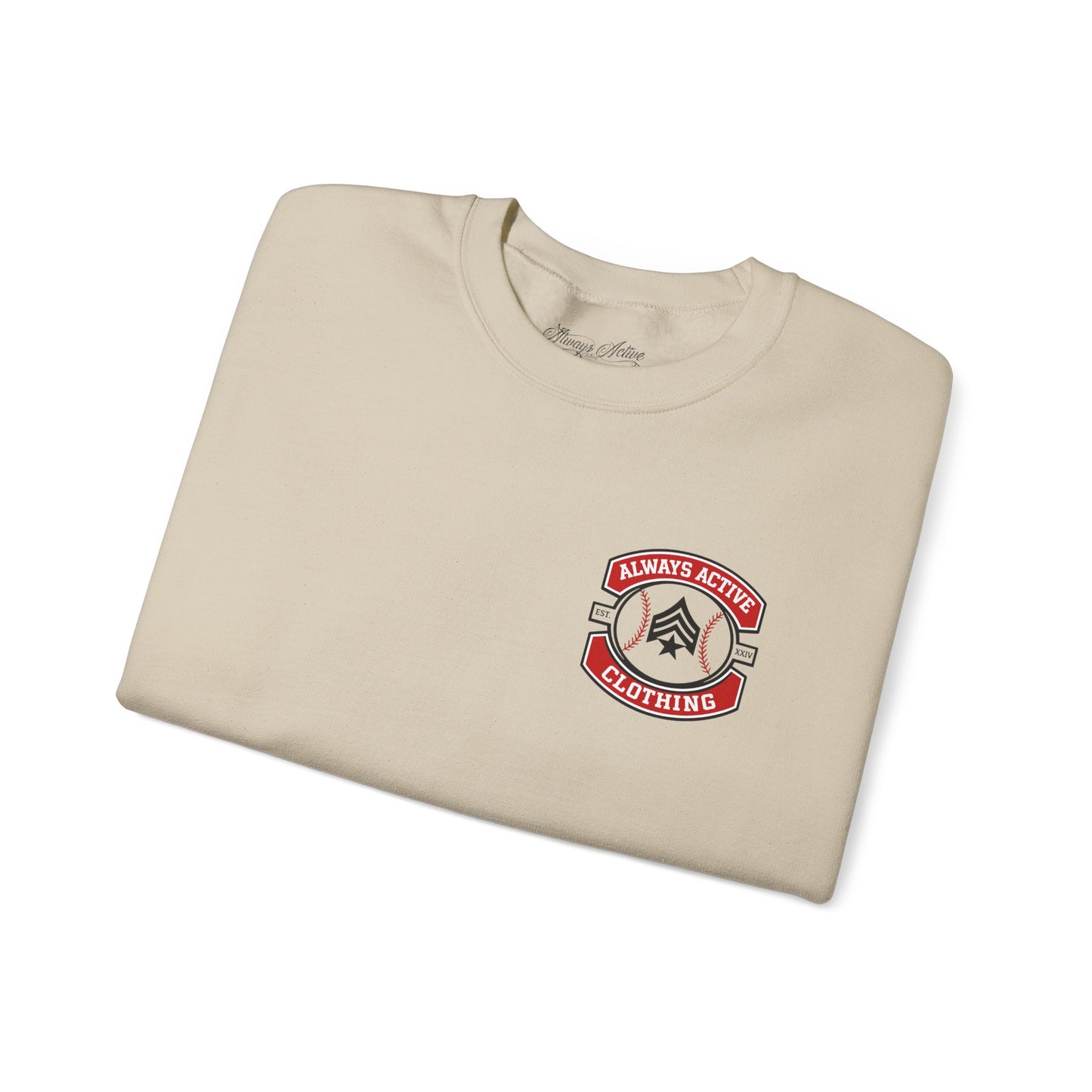 Baseball Mom Crewneck Sweatshirt — "Baseball Is Life" Graphic