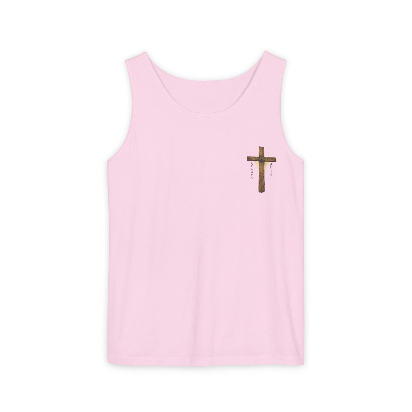 Christian Tank Top — "I Can Do All Things Through Christ" Faith Graphic