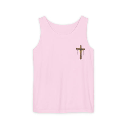 Christian Tank Top — "I Can Do All Things Through Christ" Faith Graphic