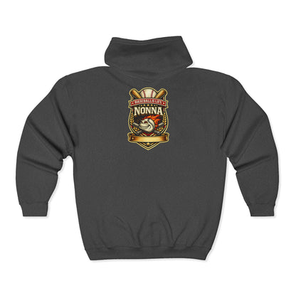Nonna baseball full zip  — Always Active Clothing Full-Zip Sweatshirt