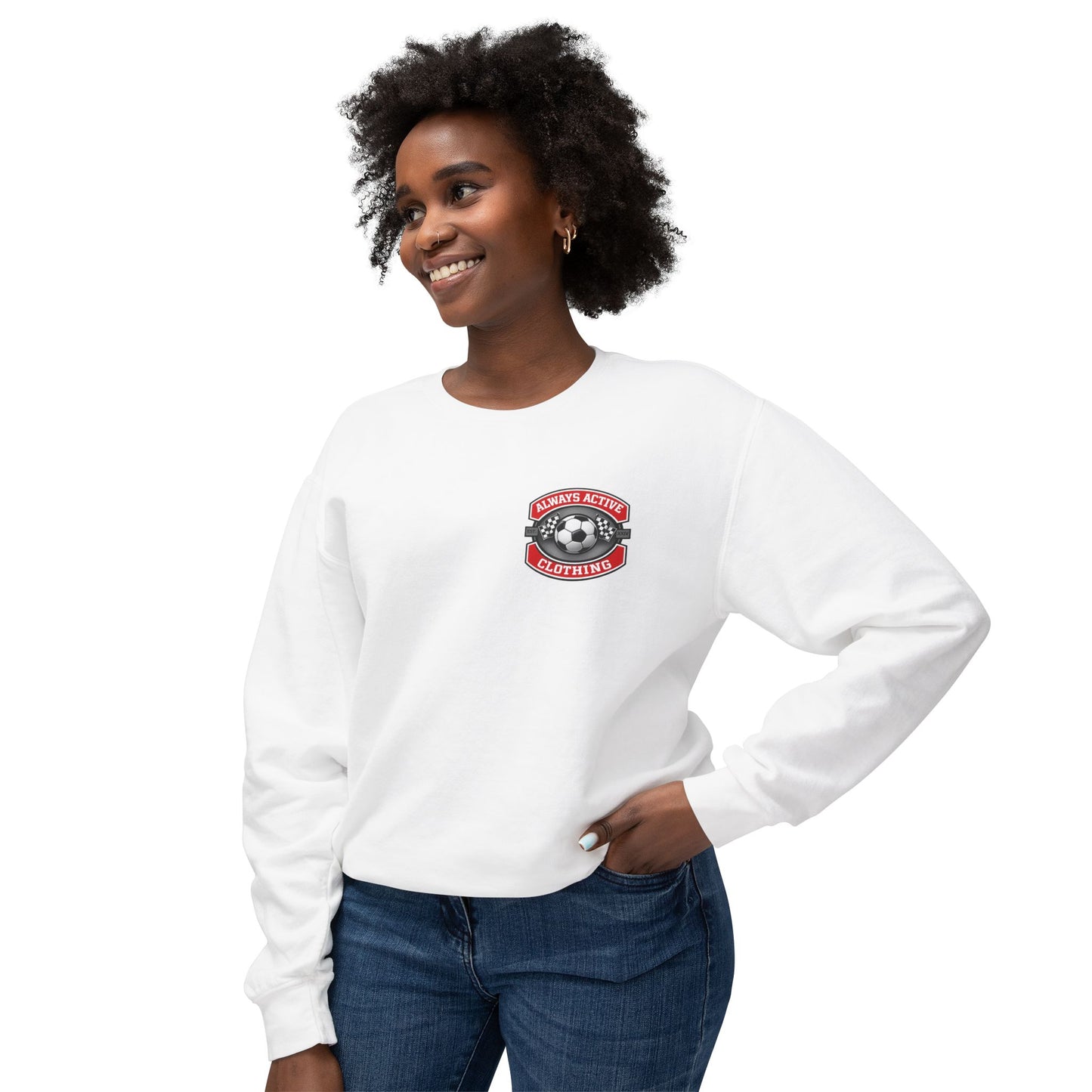 Soccer Is Life Mom Crewneck Sweatshirt — Soccer Mom Graphic Crew