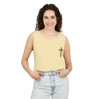 Christian Tank Top — "I Can Do All Things Through Christ" Faith Graphic