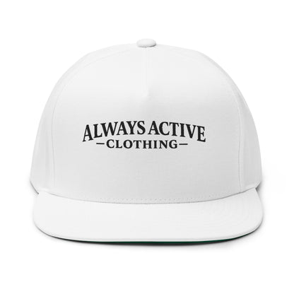 Always Active Clothing Embroidered Flat Bill Cap