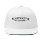 Always Active Clothing Embroidered Flat Bill Cap