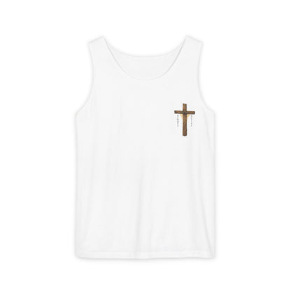 Christian Tank Top — "I Can Do All Things Through Christ" Faith Graphic