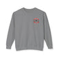 Baseball Dad Crewneck Sweatshirt | Flaming Baseball Graphic