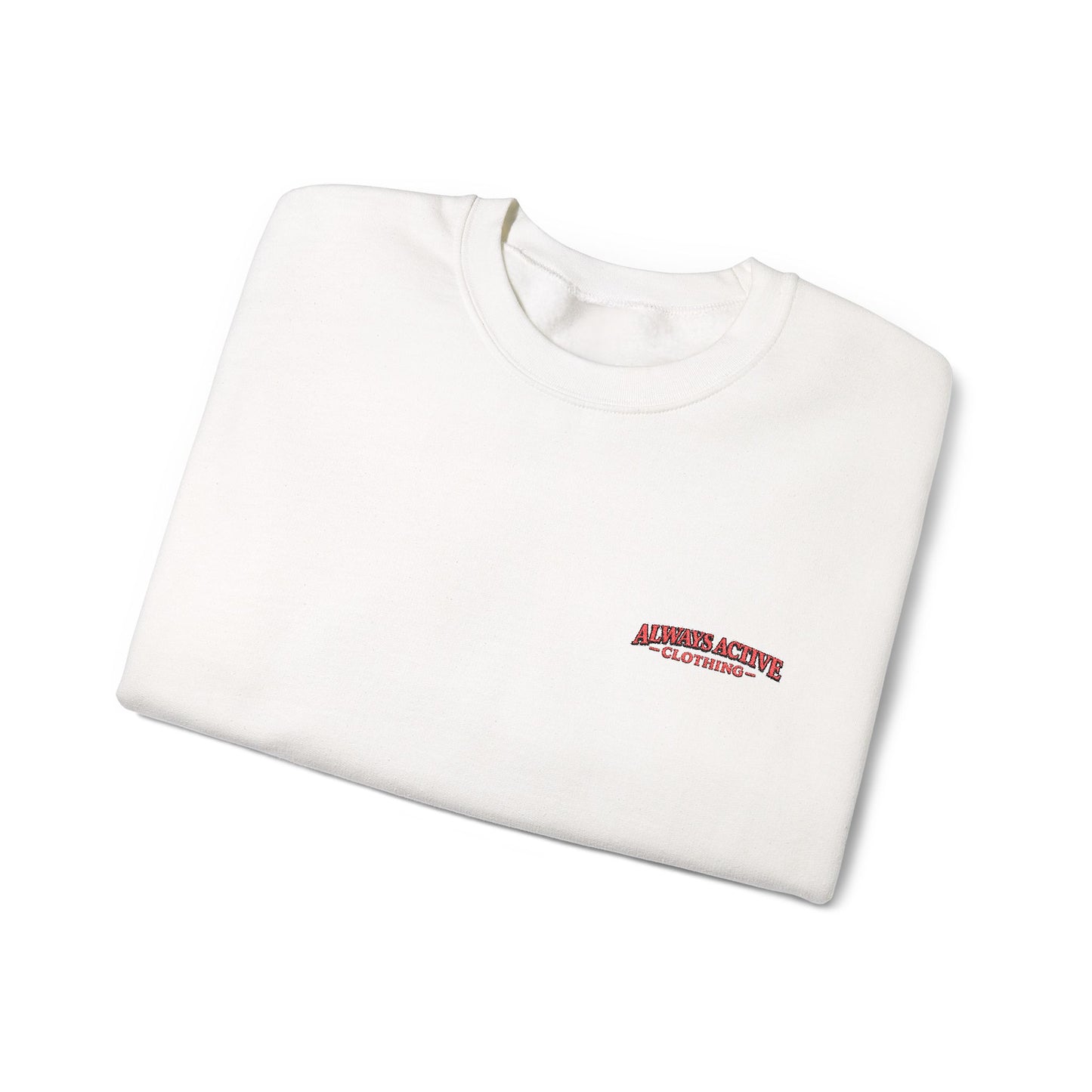 Minimalist 'Good Vibes' White Crewneck Sweatshirt