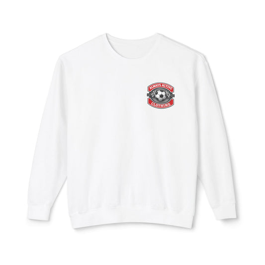Soccer Is Life Mom Crewneck Sweatshirt — Soccer Mom Graphic Crew
