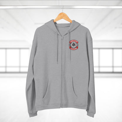 Baseball Grandpa Zip Hoodie — "Baseball's Life" Graphic Zip-Up Sweatshirt
