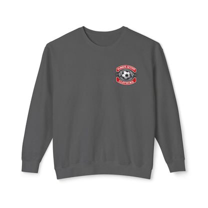 Soccer Is Life Mom Crewneck Sweatshirt — Soccer Mom Graphic Crew