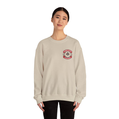 Baseball Mom Crewneck Sweatshirt — "Baseball Is Life" Graphic