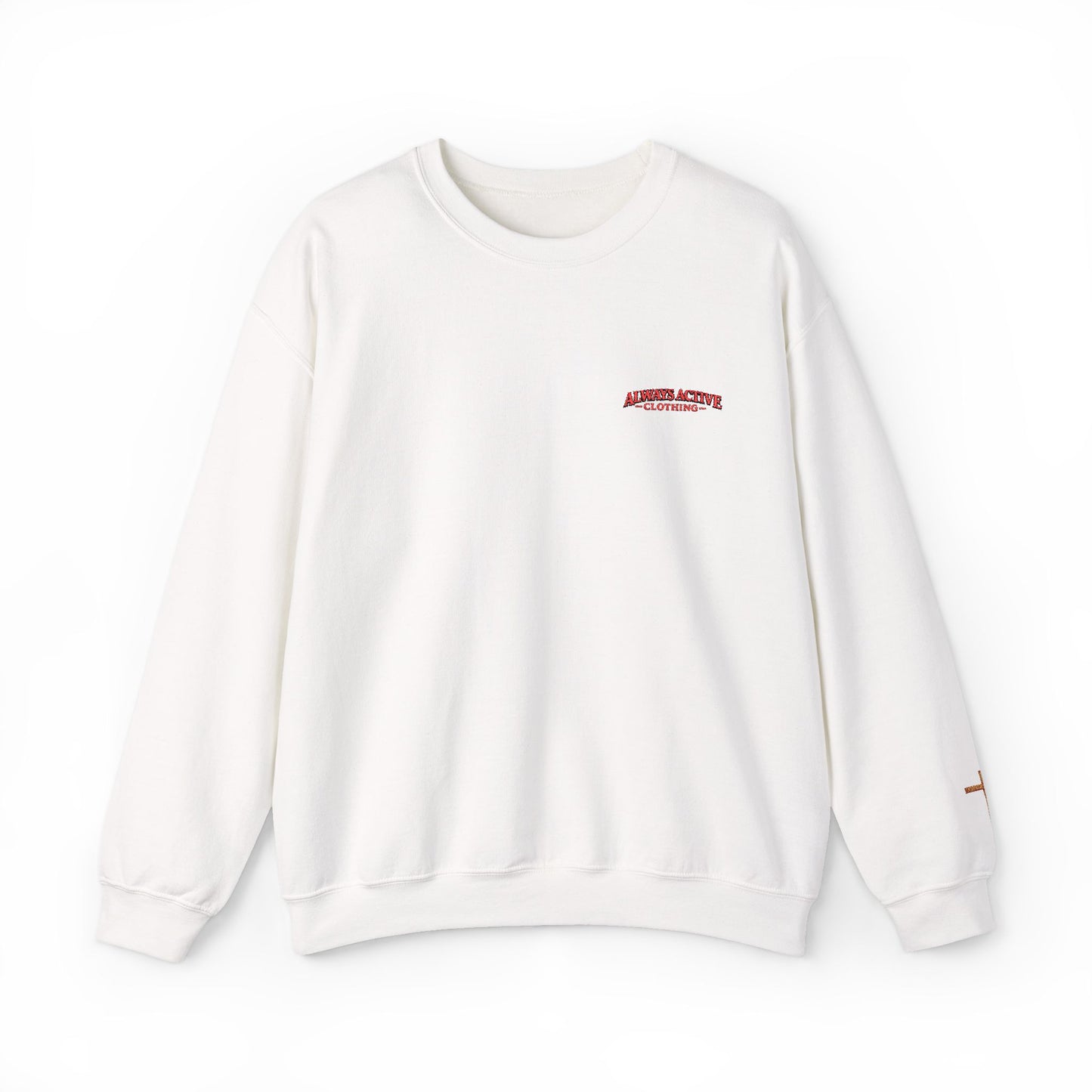 Minimalist 'Good Vibes' White Crewneck Sweatshirt