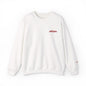 Minimalist 'Good Vibes' White Crewneck Sweatshirt
