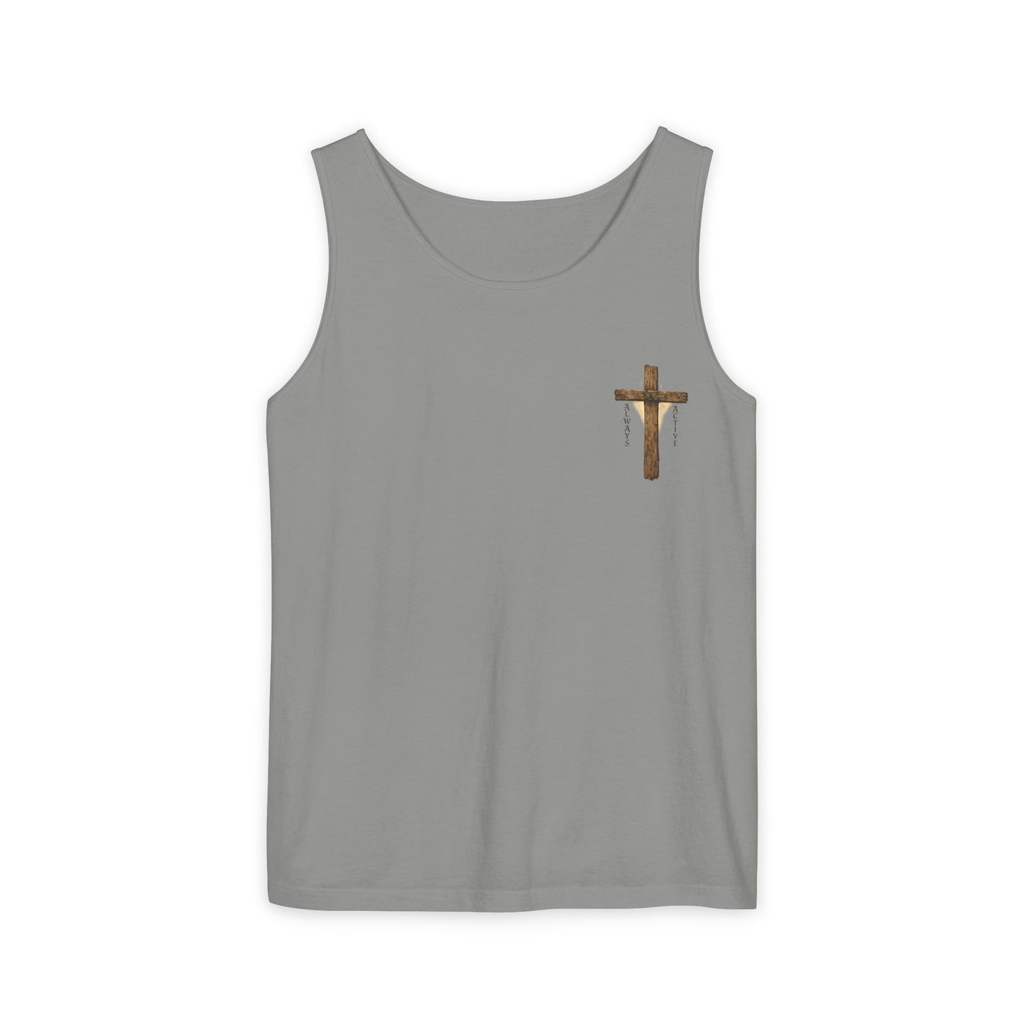 Christian Tank Top — "I Can Do All Things Through Christ" Faith Graphic