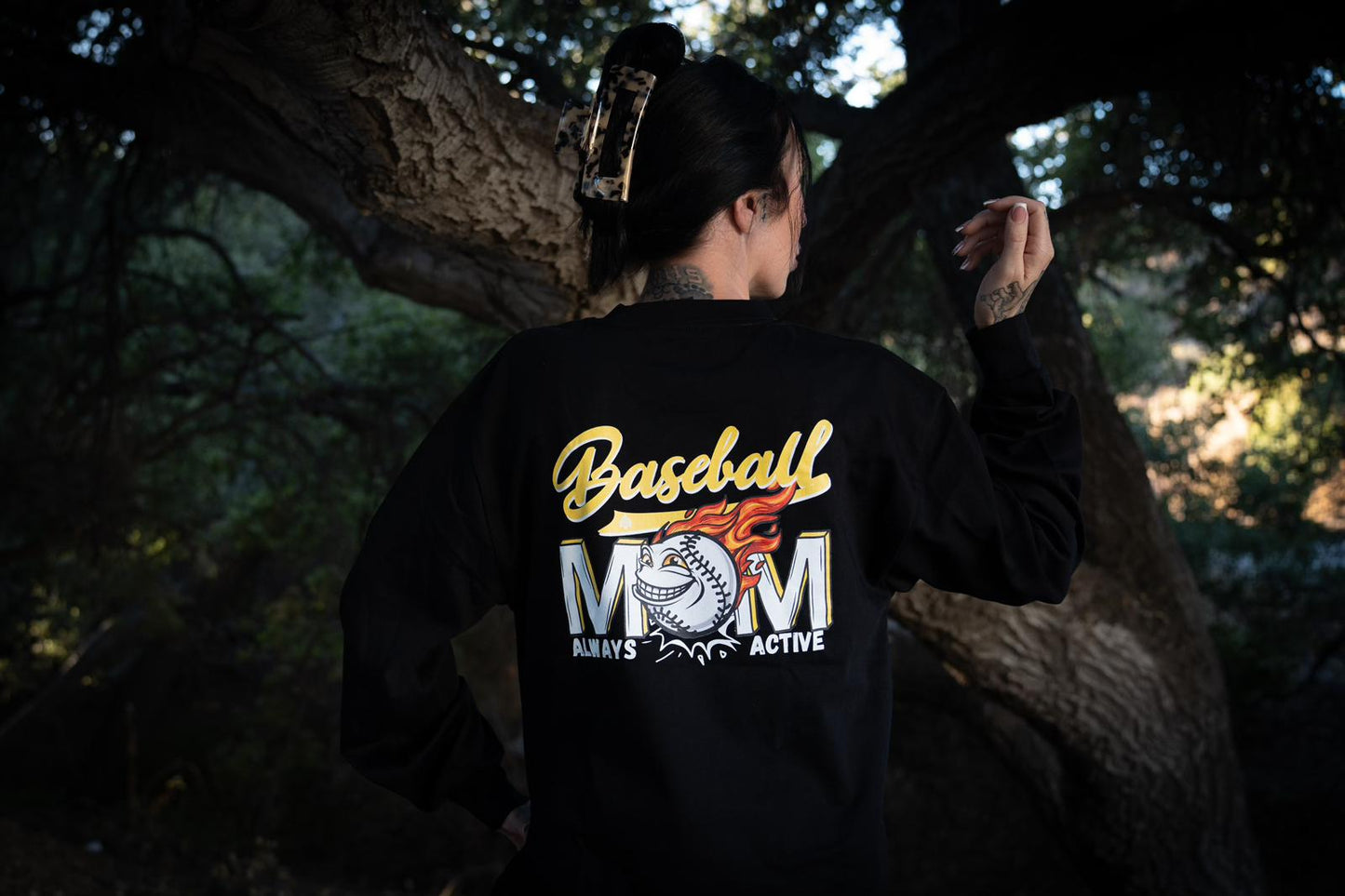 Baseball Mom Long Sleeve