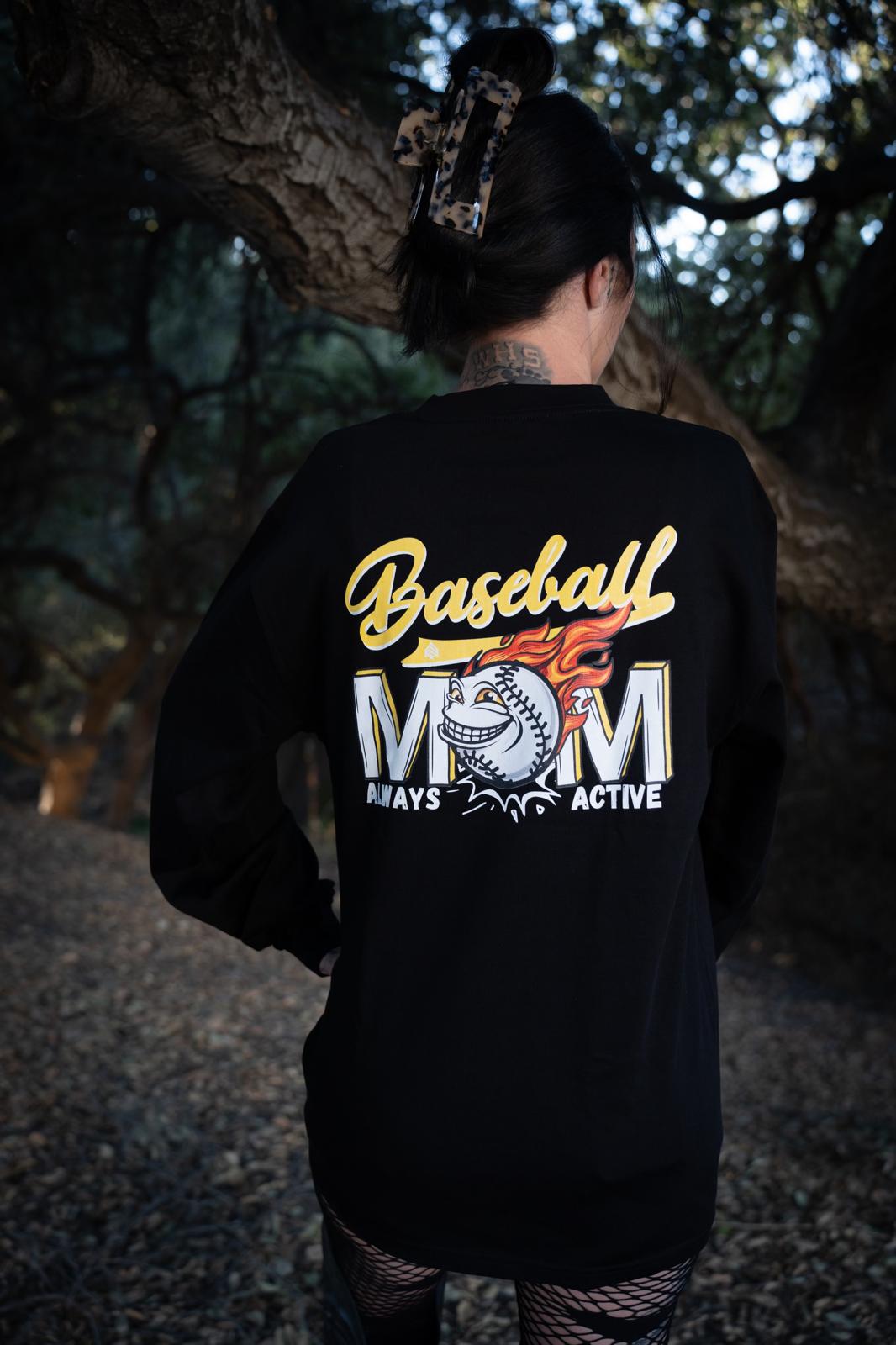 Baseball Mom Long Sleeve