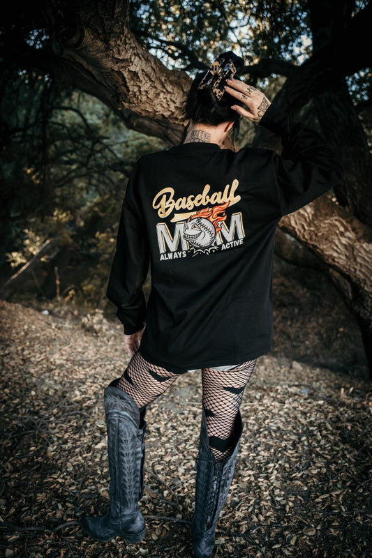 Baseball Mom Long Sleeve