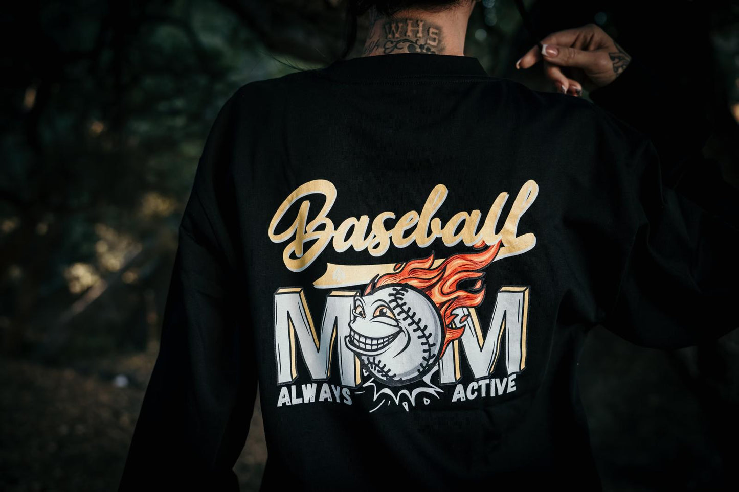 Baseball Mom Long Sleeve