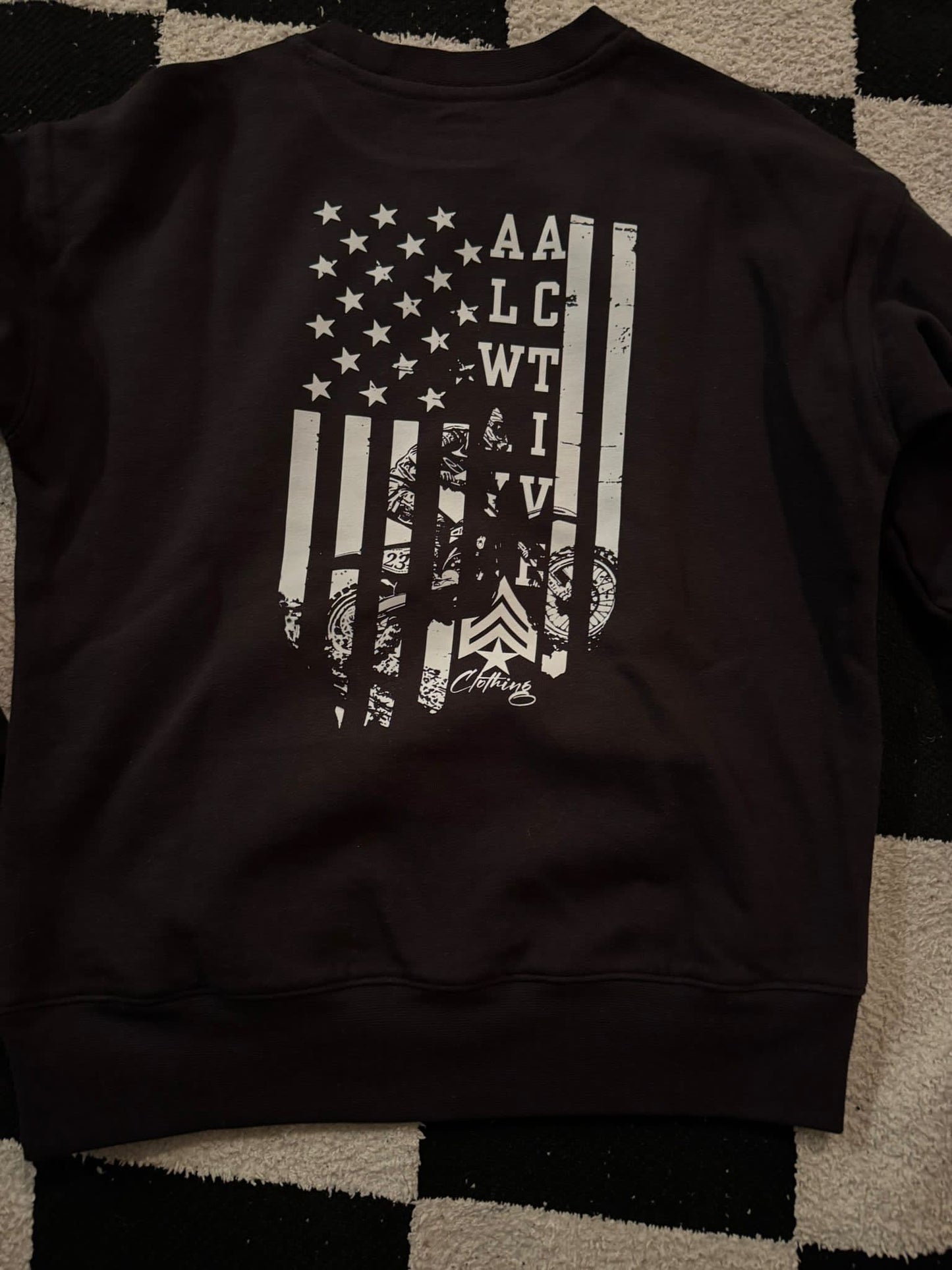 American Dirt Biker Youth Crewneck