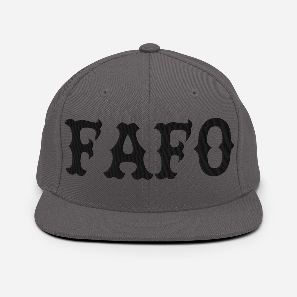 FAFO Snapback (Black)