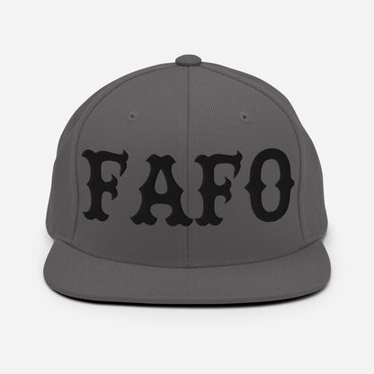 FAFO Snapback (Black)