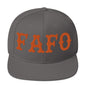 FAFO Snapback Hat (Orange)
