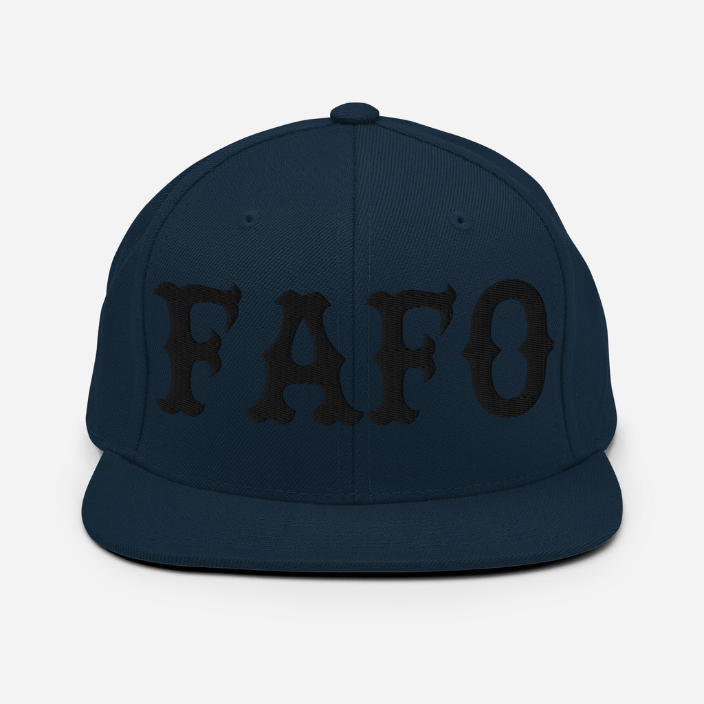 FAFO Snapback (Black)