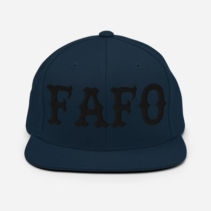 FAFO Snapback (Black)