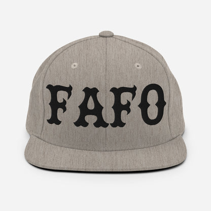 FAFO Snapback (Black)