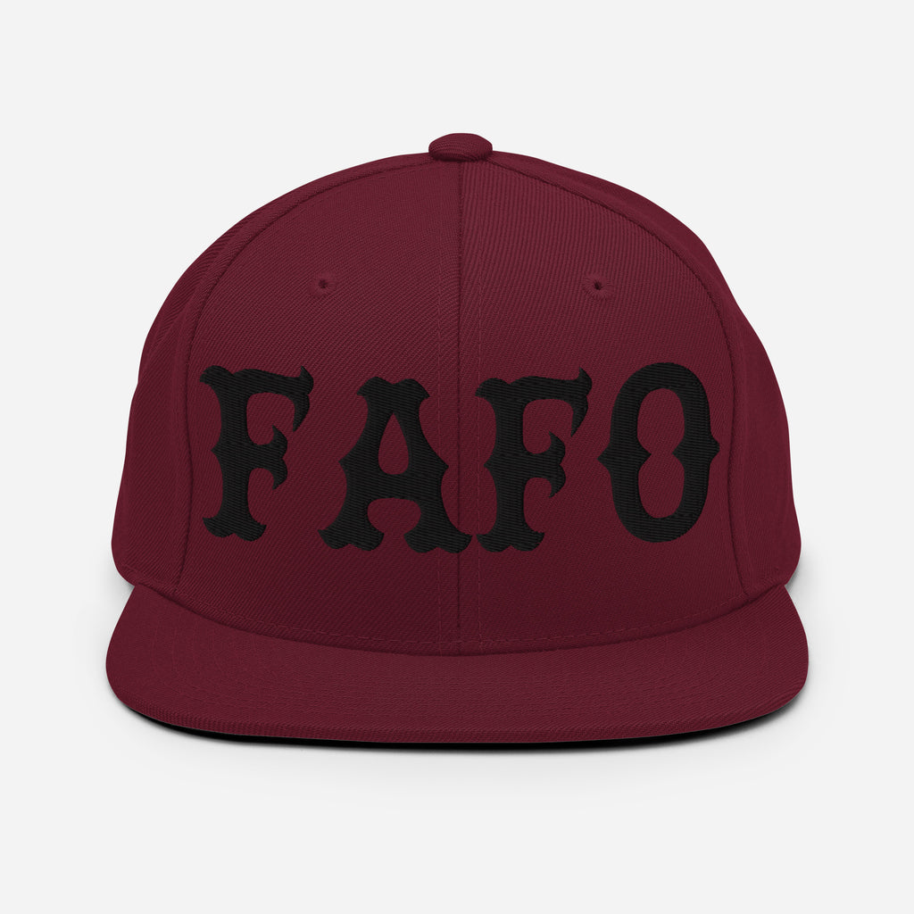 FAFO Snapback (Black)
