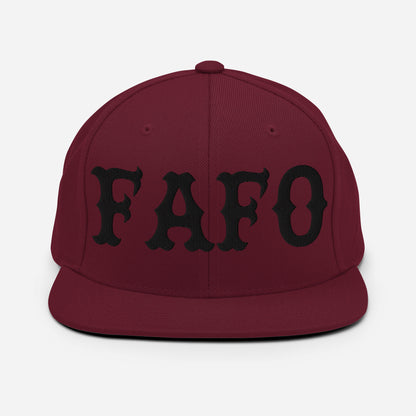 FAFO Snapback (Black)