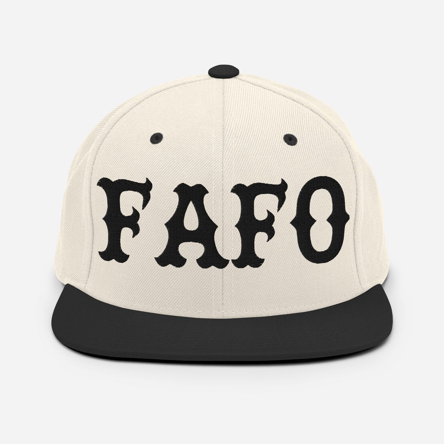 FAFO Snapback (Black)