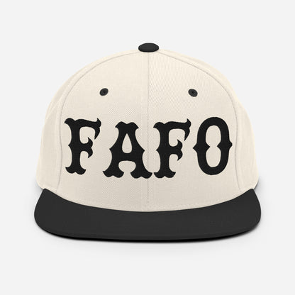 FAFO Snapback (Black)