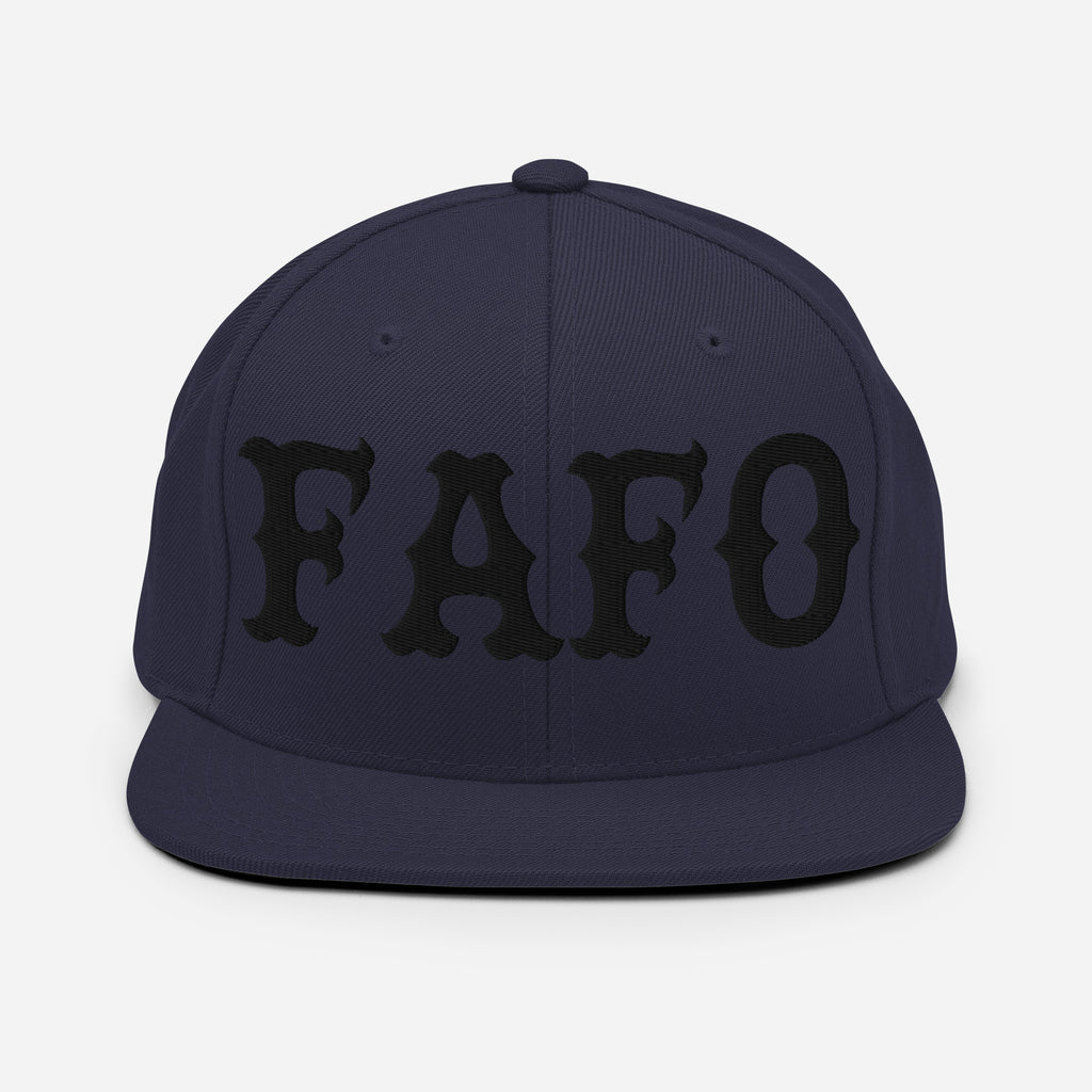 FAFO Snapback (Black)