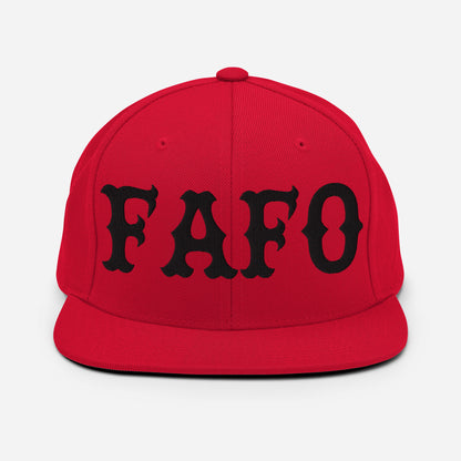 FAFO Snapback (Black)