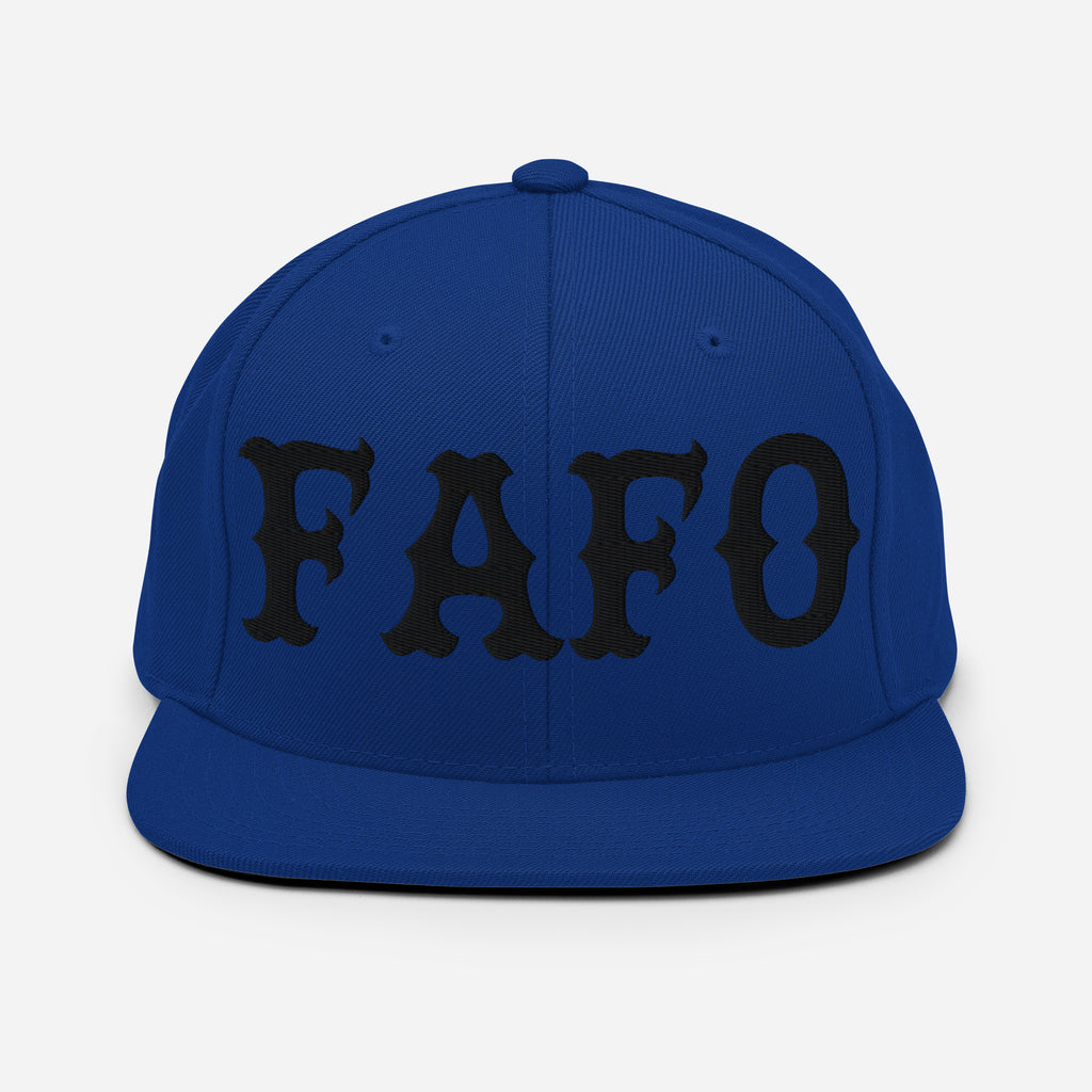 FAFO Snapback (Black)