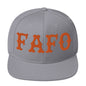 FAFO Snapback Hat (Orange)