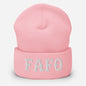 FAFO (White) Beanie