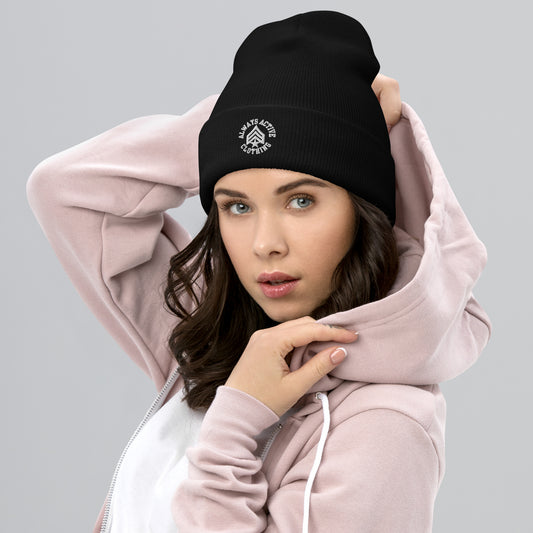 Always Active (White Logo) Cuffed Beanie