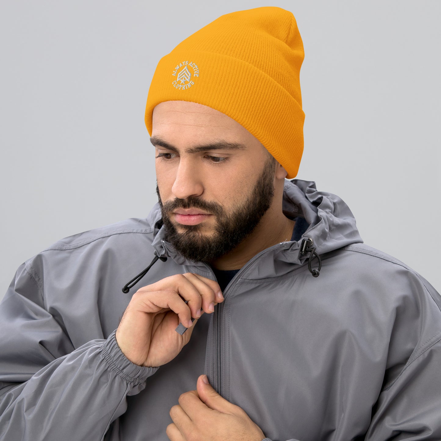 Always Active (White Logo) Cuffed Beanie