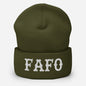 FAFO (White) Beanie