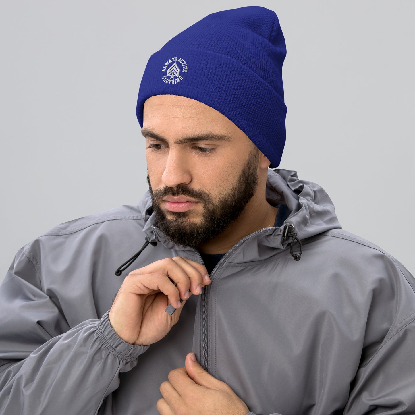 Always Active (White Logo) Cuffed Beanie