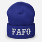 FAFO (White) Beanie