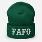 FAFO (White) Beanie